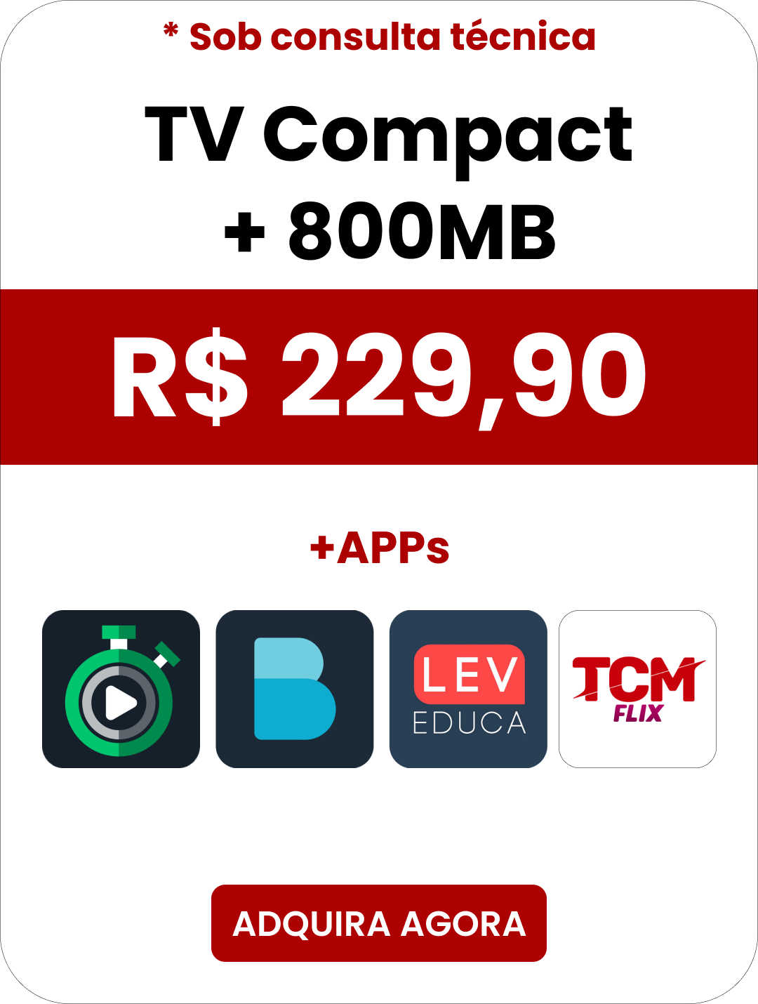 TV Compact + 800MB - M